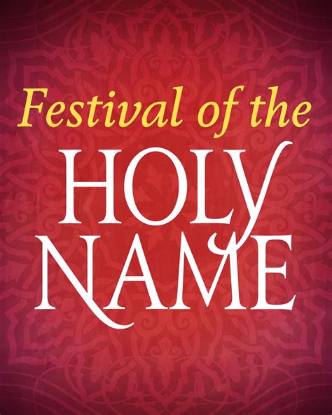 Festival of the Holy Name | Alachua FL