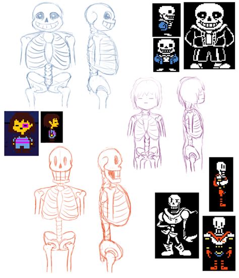 Undertale Skeleton Anatomy By Music Lover707 On Deviantart