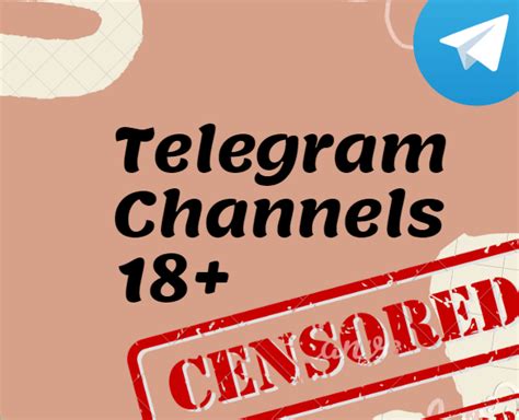 Adult Telegram Channels Telegram Hot Channels