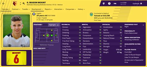 The midfielder is set for his first season of senior football in england, after a hugely impressive 2017/18 season on loan at vitesse. Mason Mount | Managers United