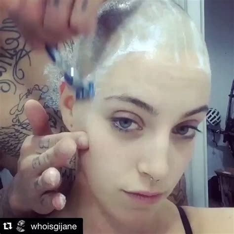 Buzzcutfeed™ On Instagram “fresh Clean Shaved Head Thanks Whoisgijane