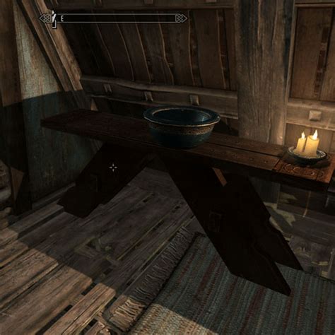 Breezehome Enchanting Table Plus Lights Fix At Skyrim Nexus Mods And