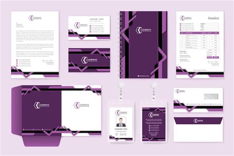 Premium Vector Modern Corporate Business Stationery Template