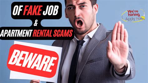 Beware of Fake Job and Apartment Rental Scams: Protect Yourself