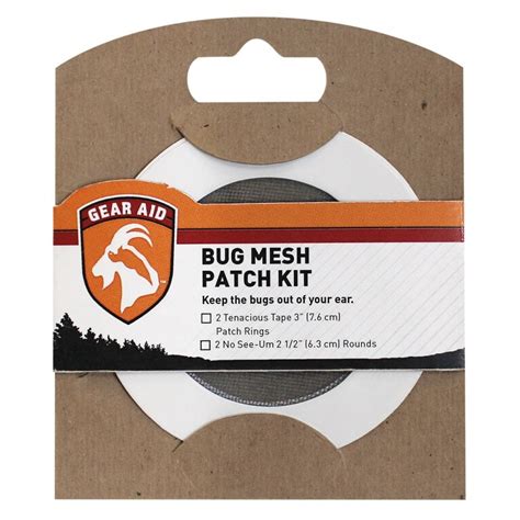 Gear Aid Bug Mesh Patch Repair Kit For Hiking Camping Outdoor Equipment