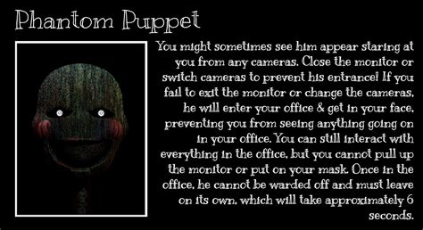 Phantom Puppet UCN Mechanics | Mugshot by Fredboi Cuntbear stan : r