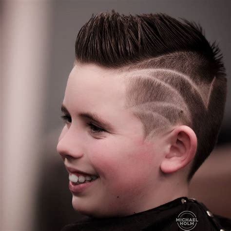 With this type of haircut, the top i styles in a messy fashion upwards. 25 Cool Haircuts For Boys 2017