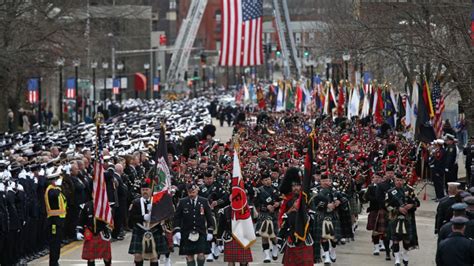 Scenes From Lt Edward J Walsh Jrs Funeral Services In Watertown
