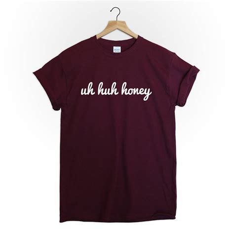 uh huh honey tshirt shirt tee top kanye west lyrics tumblr etsy
