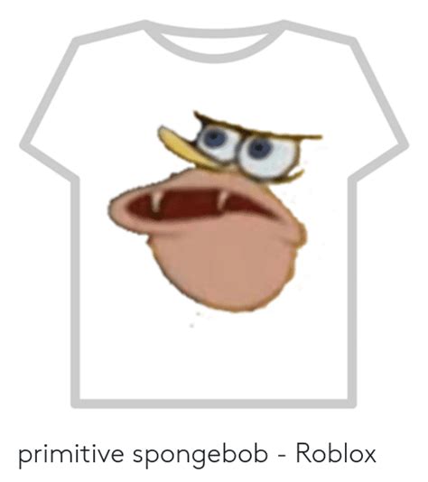 Spongebob Face Shirt Roblox