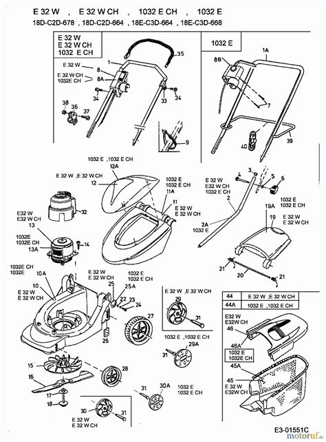 Mtd Untill 2011 E 32 W 18d C2d 678 2003 Basic Machine Spareparts 734