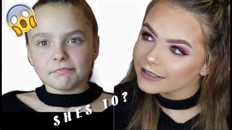 10 Yr Old Makeup Transformation Youtube