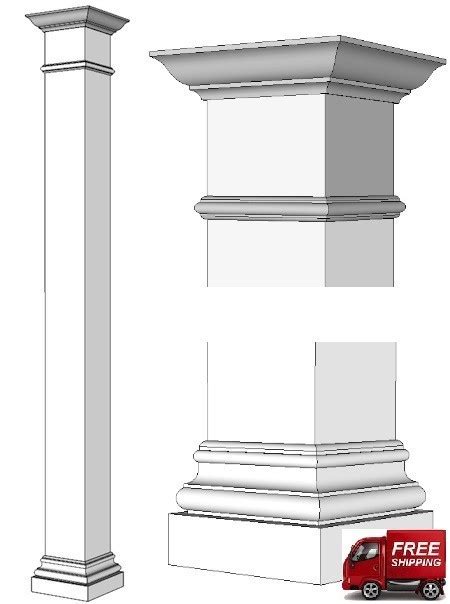 Square Columns Interior Columns I Elite Trimworks