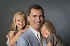 La familia real publica fotografías inéditas de Felipe y sus hijas