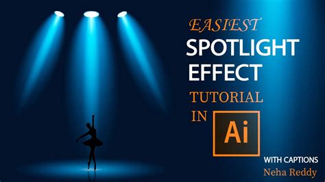 How To Make Spotlight Effect In Illustrator Very Easy Tutorial Youtube