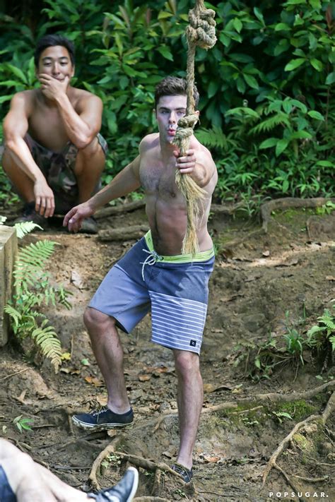 shirtless zac efron on a rope swing popsugar celebrity photo 18