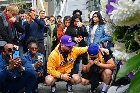 Kobe Bryant Fans Pay Tribute To The Late Star
