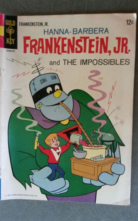 Hanna Barbera Frankenstein Jr Gold Key Comic Number 1 1966 Nice Take