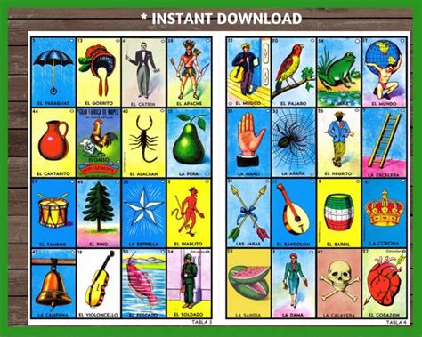 Share sensitive information only on official, secure websites. Diy Loteria Template