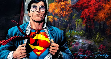 Wallpaper Dc Comics Superman Artwork Digital Art Forest