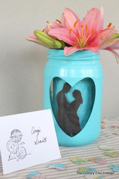 Mason Jar Centerpieces For Weddings With Your Cricut Wedding Crafts