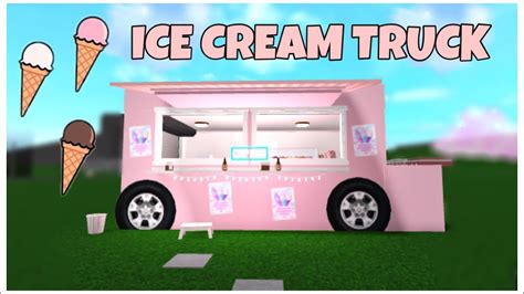Ice Cream Truck Bloxburg Speedbuild Roblox Youtube