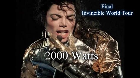 Michael Jackson 2000 Watts Invincible World Tour Final Hd Youtube
