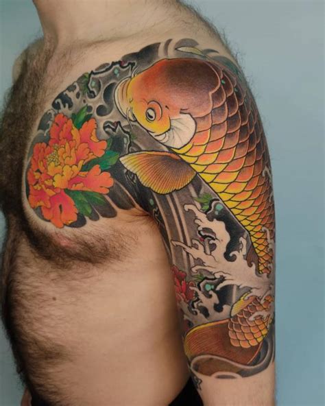 Koi Half Sleeve Tattoo Designs
