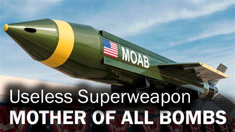 Why Is The Mother Of All Bombs Needed Youtube
