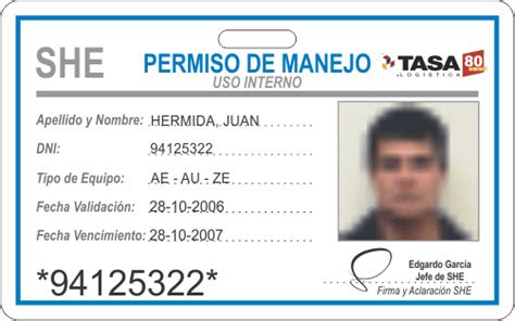 Credencial De Empleado Formato