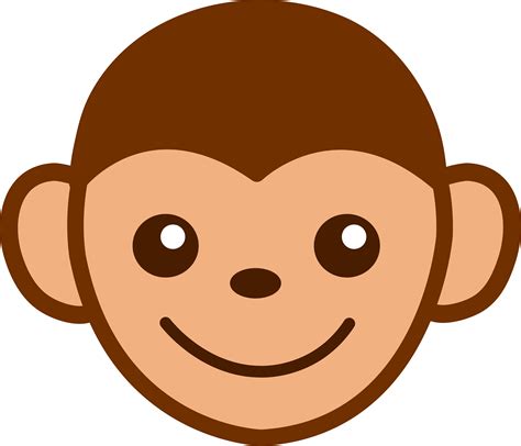 Monkey Face Clipart Clip Art Library