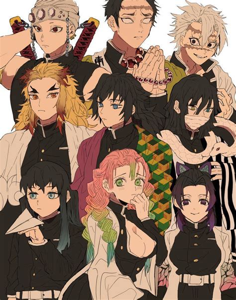 《kimetsu No Yaiba》fanart Doujinshi Fanart Các Trụ Anime Đang Yêu