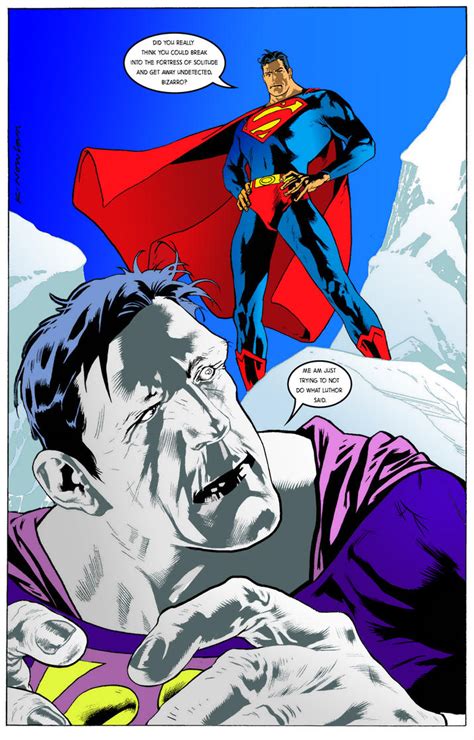 Superman Finds Bizarro By Topher208 On Deviantart