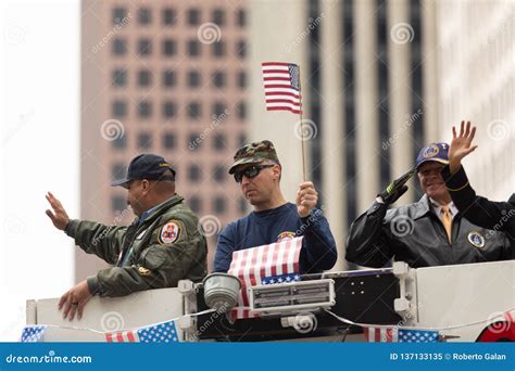 The American Heroes Parade Editorial Image Image Of American 137133135