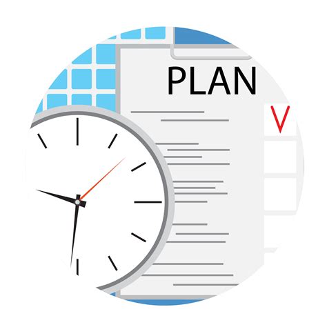 Business Plan Icon Round Flat Vector By 09910190 Thehungryjpeg