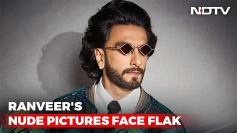 Ranveer Singh S Nude Photos Hurting Sentiments Of Women Says Complaint The News YouTube