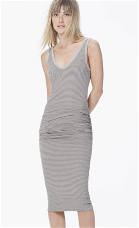 James Perse Skinny Stripe Dress Yu Fashion