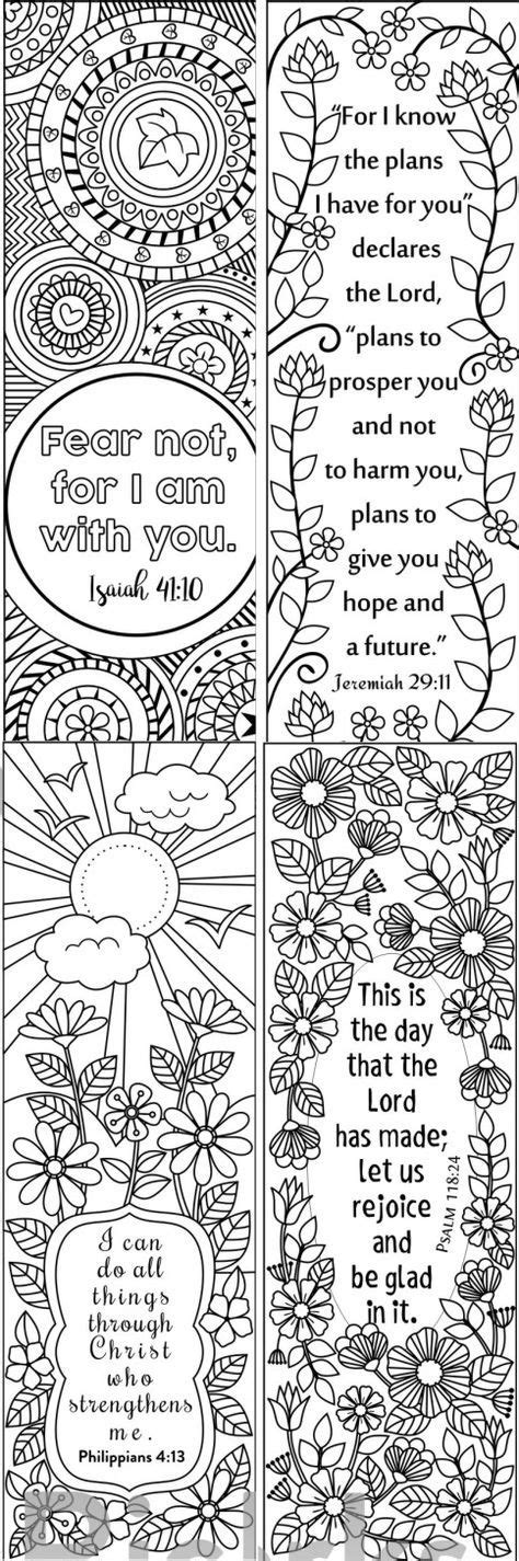 8 Bible Verse Coloring Bookmarks Coloring Bookmarks Bible Verse