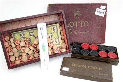 Vintage Board Game Collection Vintage Lotto Board Game Kegs And Cards