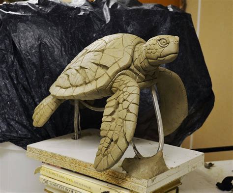 Sea Turtle Edge Sculpture Matt Buckley Free Uk Delivery