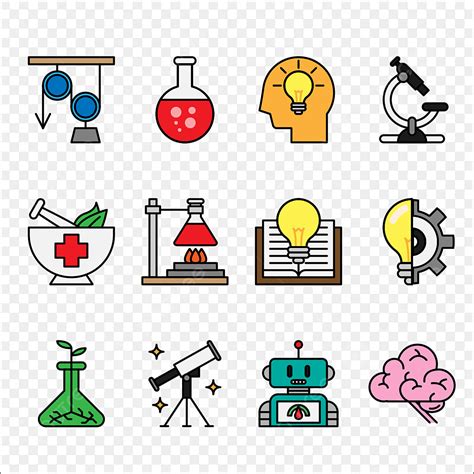Science Vector Png Images Science Icon Set 02 Science Icons Science