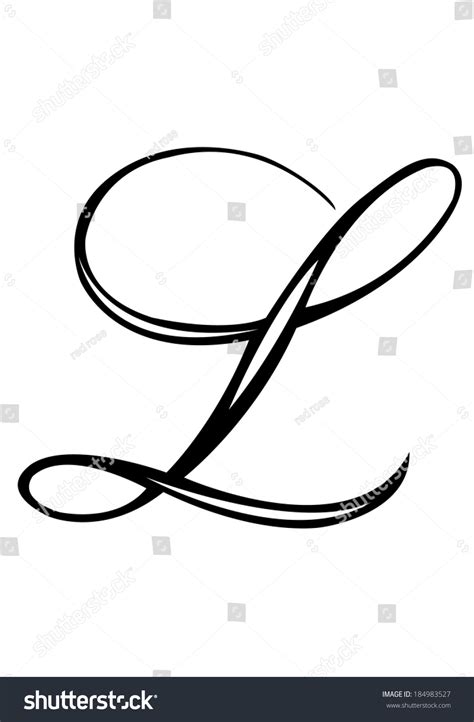 461 Cursive Letter L Images Stock Photos And Vectors Shutterstock