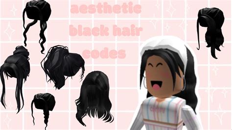 Aesthetic Black Hair Codes Girls Youtube
