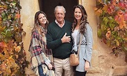 Isabelle Junot hace turismo con su padre y su hermana por Segovia