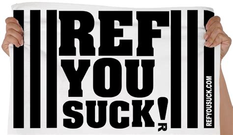 ref you suck rally skate towel ref you suck t shirts and hats