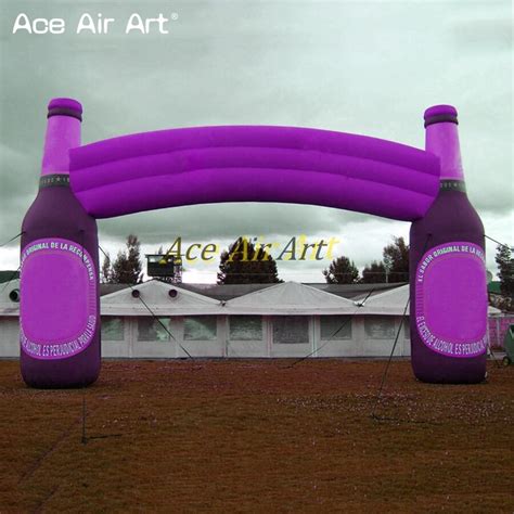 High Quality Inflatable Wine Bottle Arch Bottle Shaped Inflatable Arch