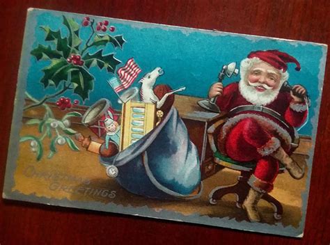 Vintage Santa Postcard