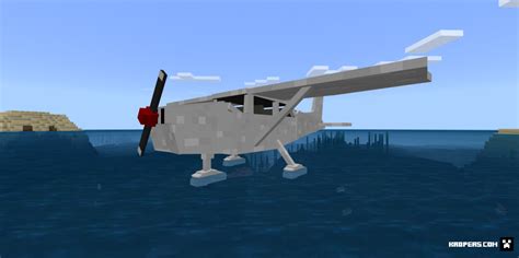 Скачать Дополнение Самолёт Cessna 172 для Minecraft