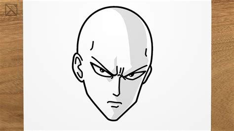How To Draw Saitama One Punch Man Step By Step Easy