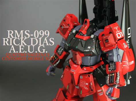 Custom Build Mg 1100 Rick Dias Detailed Gundam Kits Collection